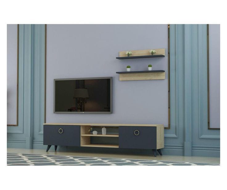 TV Unit+Bookshelf-MAN-2029