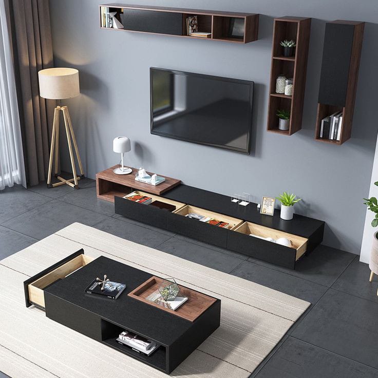 Coffe Table+Tv Unit-MAN-2063