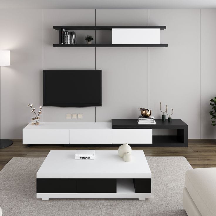 Coffe Table+Tv Unit-MAN-2064