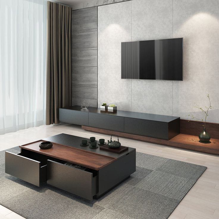 Coffe Table+Tv Unit-MAN-2065