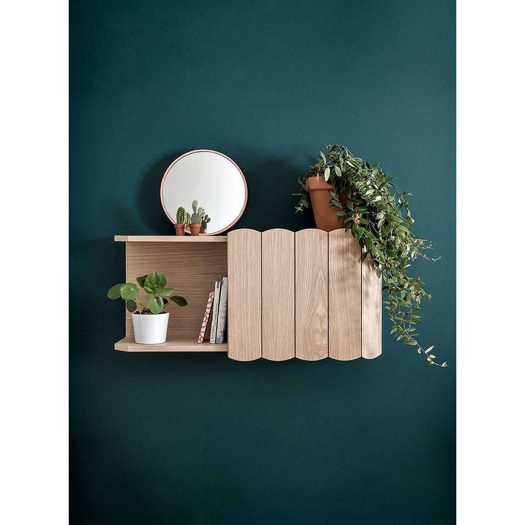 Decorative Shelves with MDF wood leaf - 25 x 60 x 18 cm-ANK139