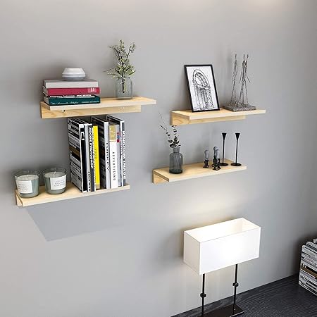 MDF set of 2 wall shelves, 40*15-ANK145