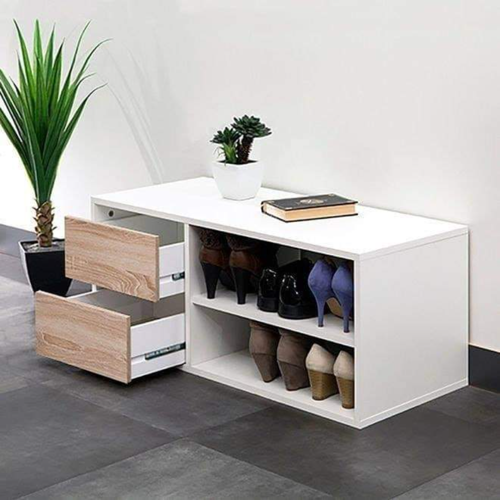 رف أحذية متعدد الاستخدامات - / MDF 120 * 40 * 100-ANK152