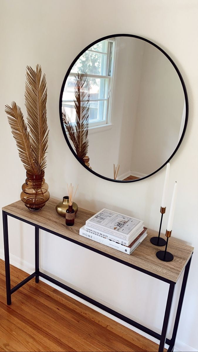Console with mirrors-CON X9