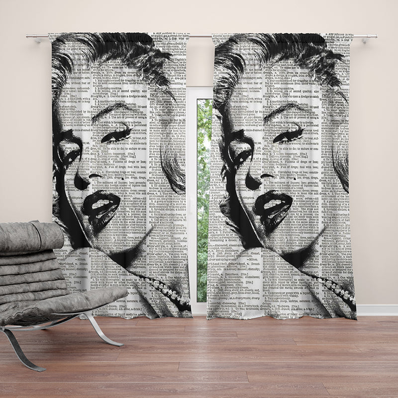 Marilyn black curtain-AMN2131