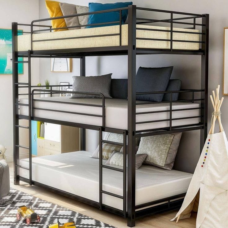 Triple Bunk Bed-H025