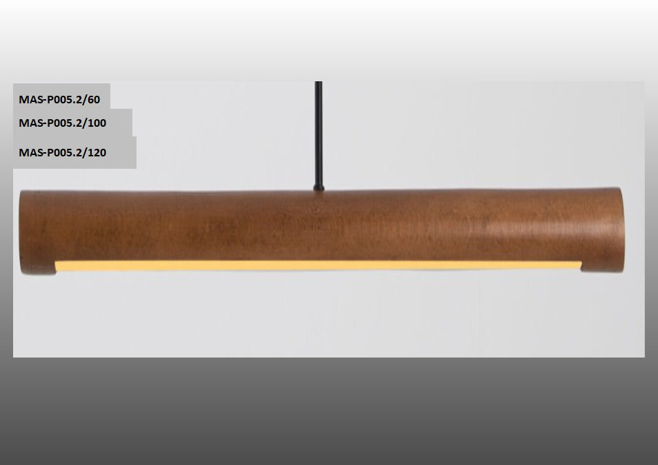 مصباح معلق خشبي حديث - MAS-P005.2/100CM