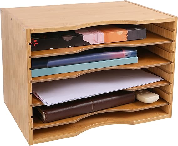 Desk organizer for books and folders 30*35*25 mdf-OD101