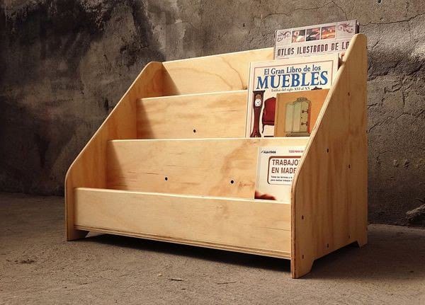 small library to display books and folders, 70*90*40 mdf-OD103