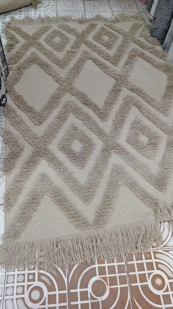 Handmade wool rug-ROF-S156