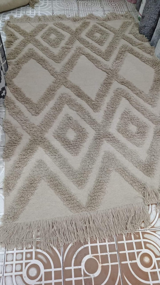 Handmade wool rug-ROF-S156