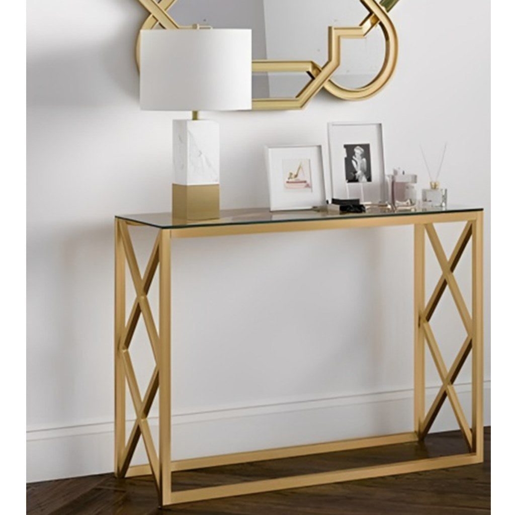 Console 90 x 30 x 100 cm - gold-DS25