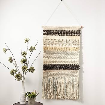 Handmade wool wall hanging-S406