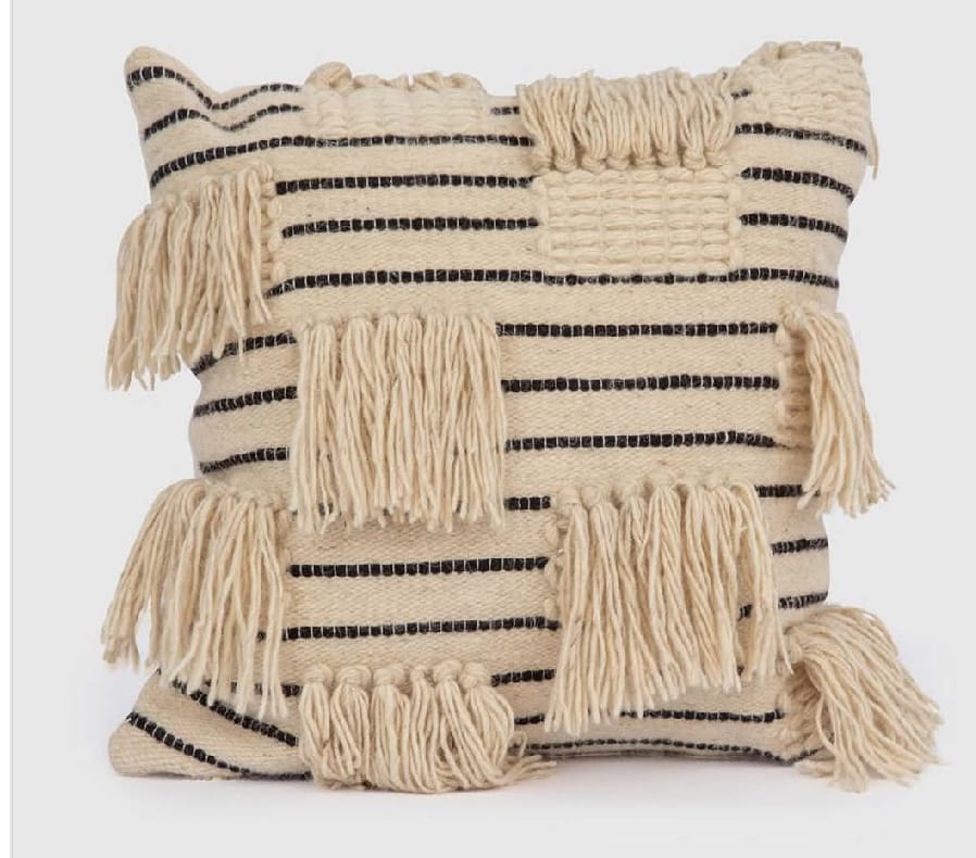 Handmade wool cushion-S436