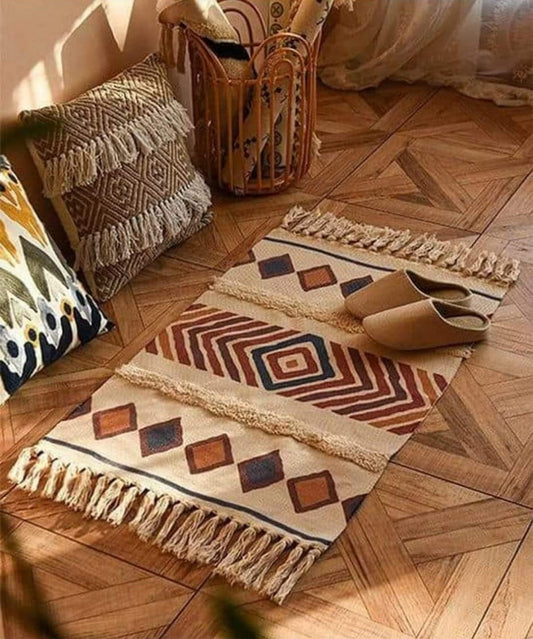 Handmade wool rug-ROF-S46