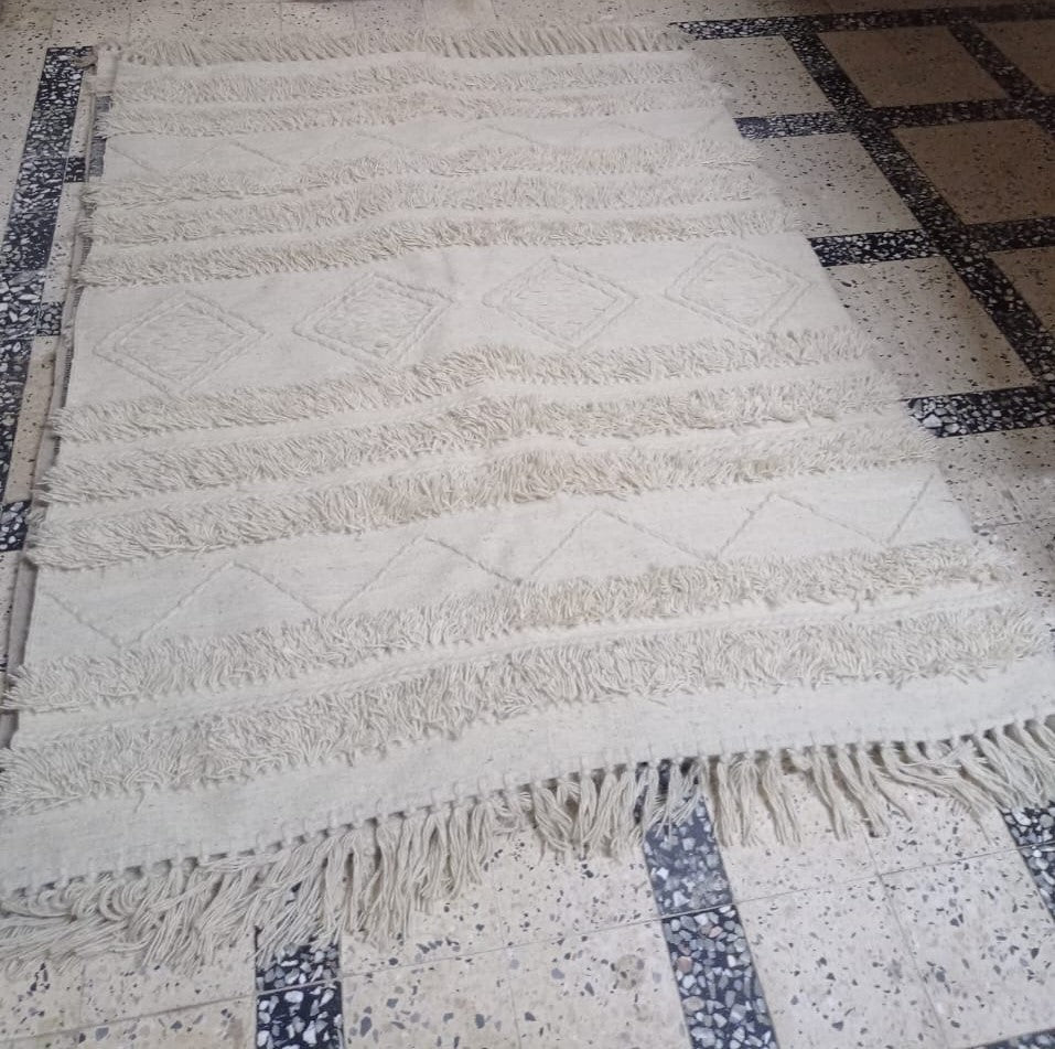 سجادة صوفية مصنوعة يدويًا-ROF-S7