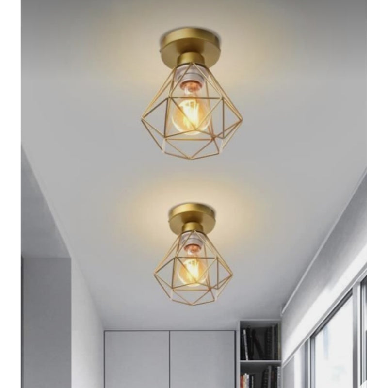 Diamond Pendant Light, Gold - 104-ep