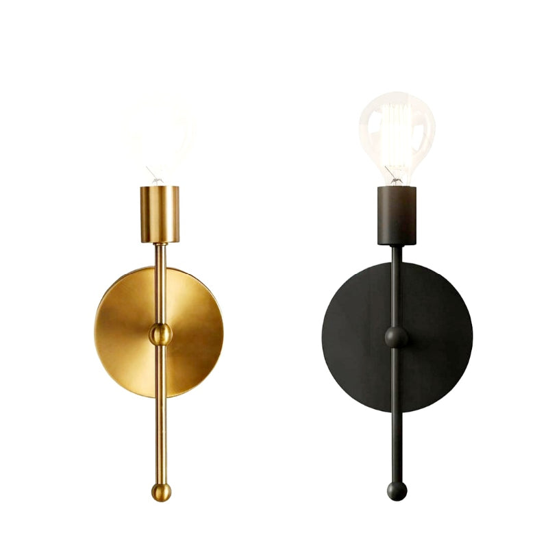 Wall lamp, 2 Pieces, Gold / Black - 1078-Ep-1