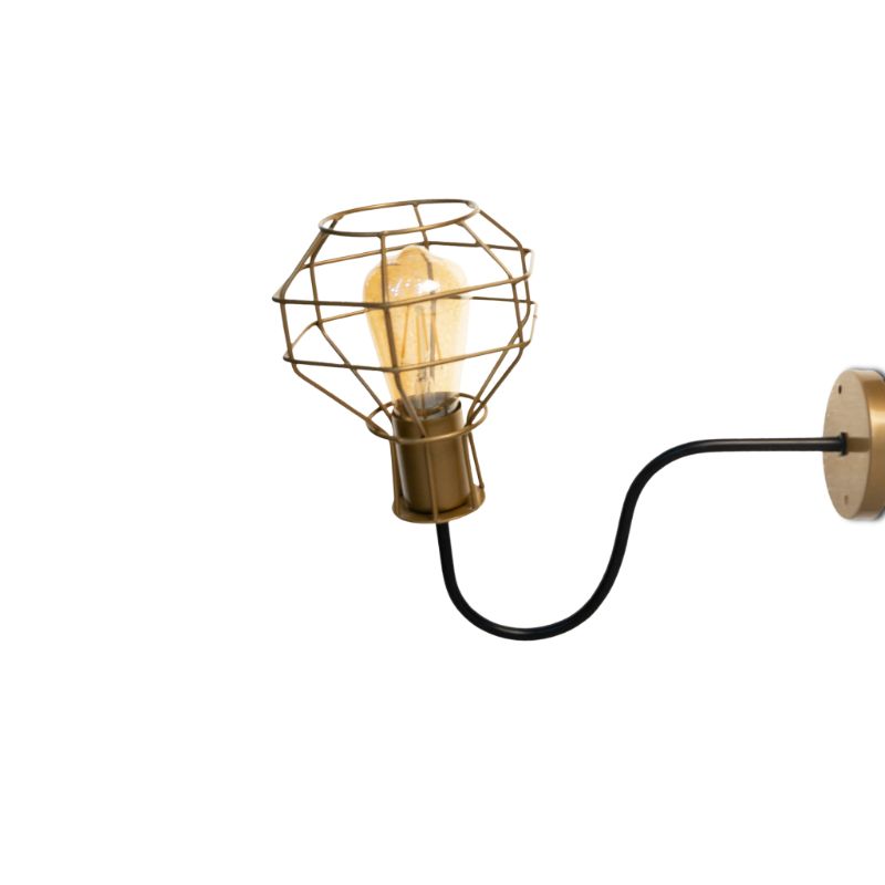 Wall Lamp, Black / Gold - SI107