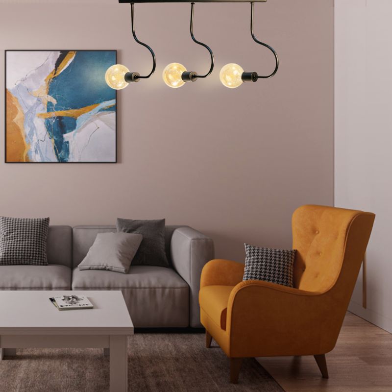 Chandelier, Black - SI113