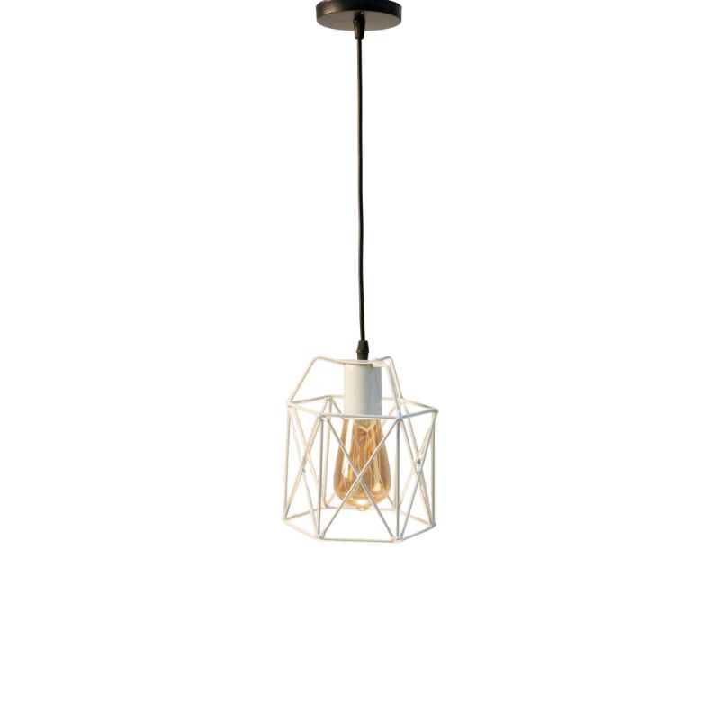 Pendant, White / Black - SI132