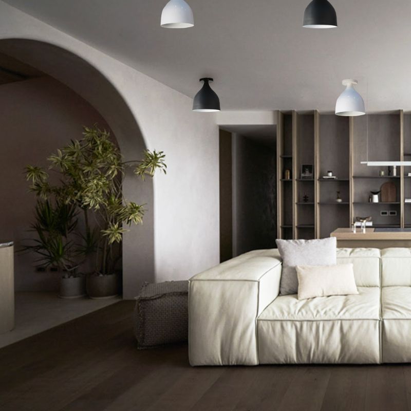 Ceiling Lamp, Black / White - SI144