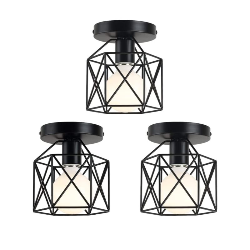 Pendant, 3 Pieces, Black - SI193