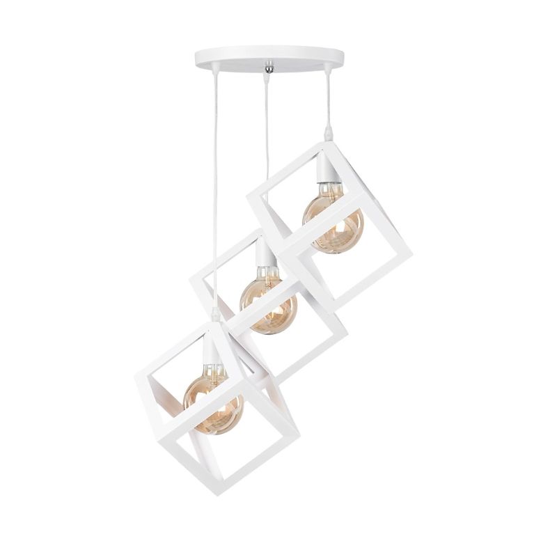 Cube Ceiling Light, 30 CM, White - CH20