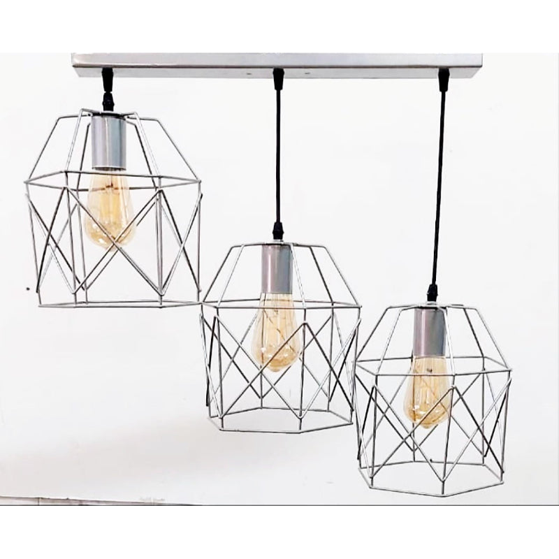 Ceiling Lamp, Silver - KM-EG6-13