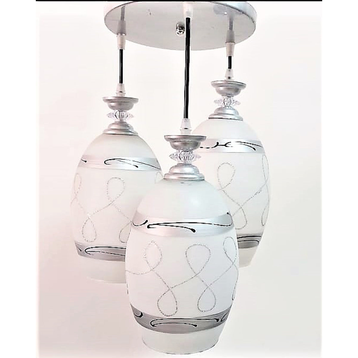 Triple Chandelier, White - KM-EG6-16