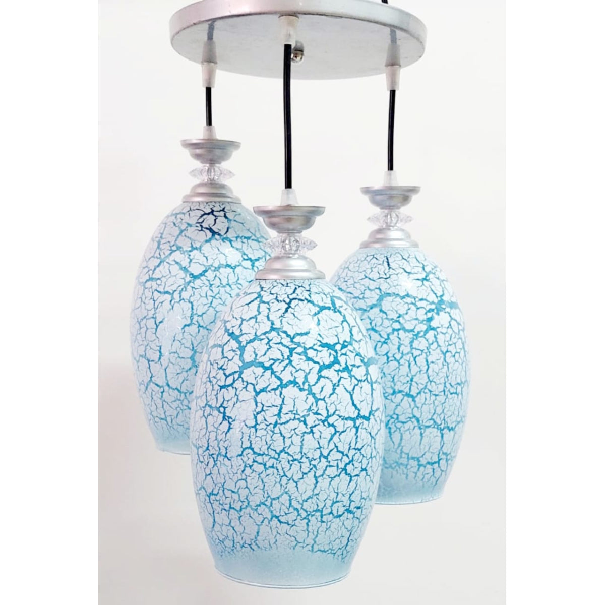 Triple Chandelier, Blue - KM-EG6-36