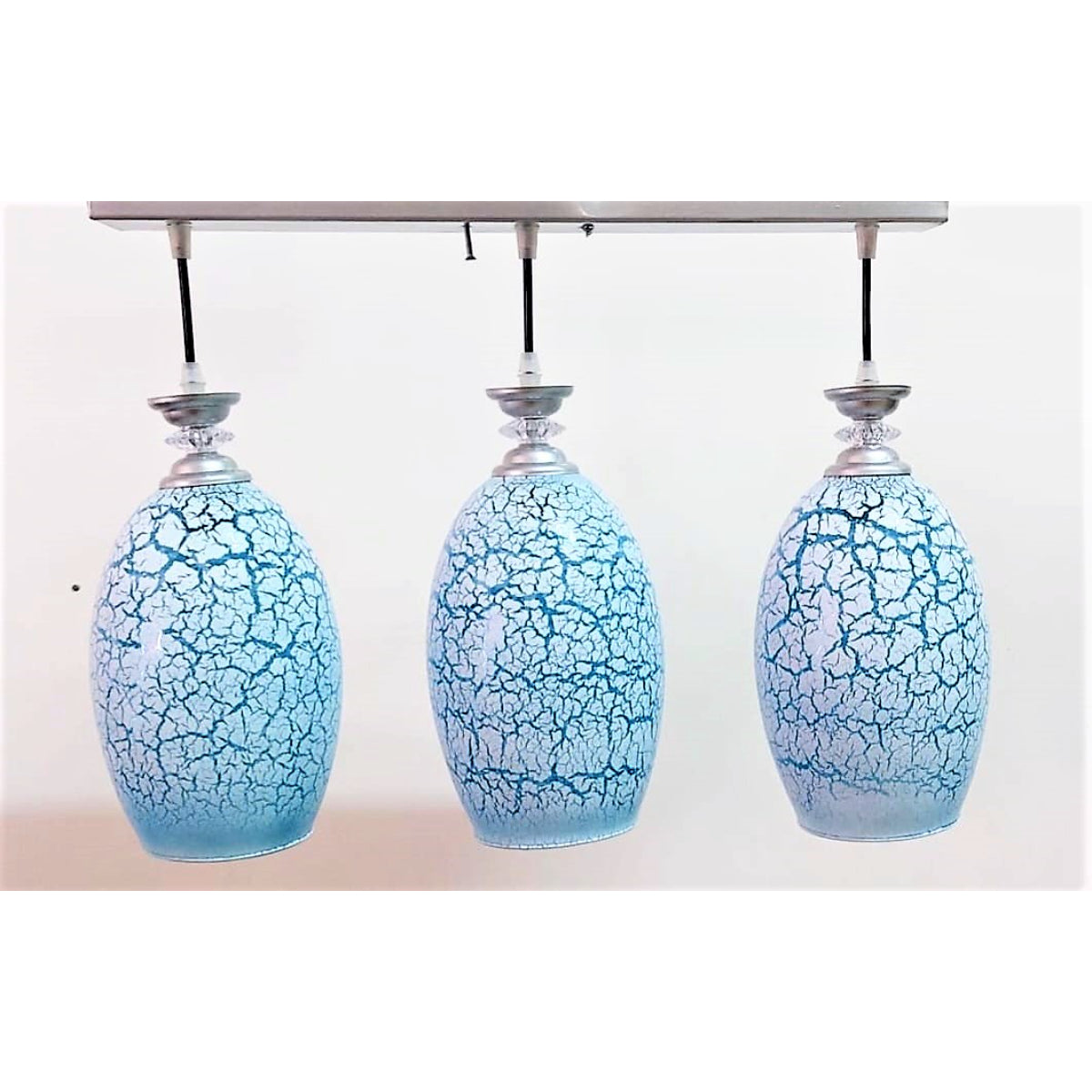 Triple Chandelier, Blue - KM-EG6-37