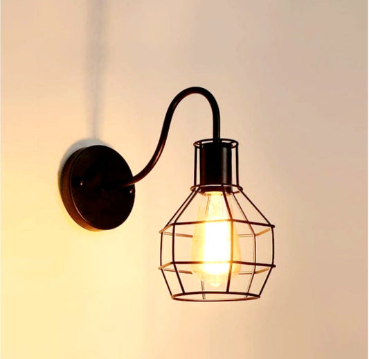 Black Long Grenade Metal Wall lamp