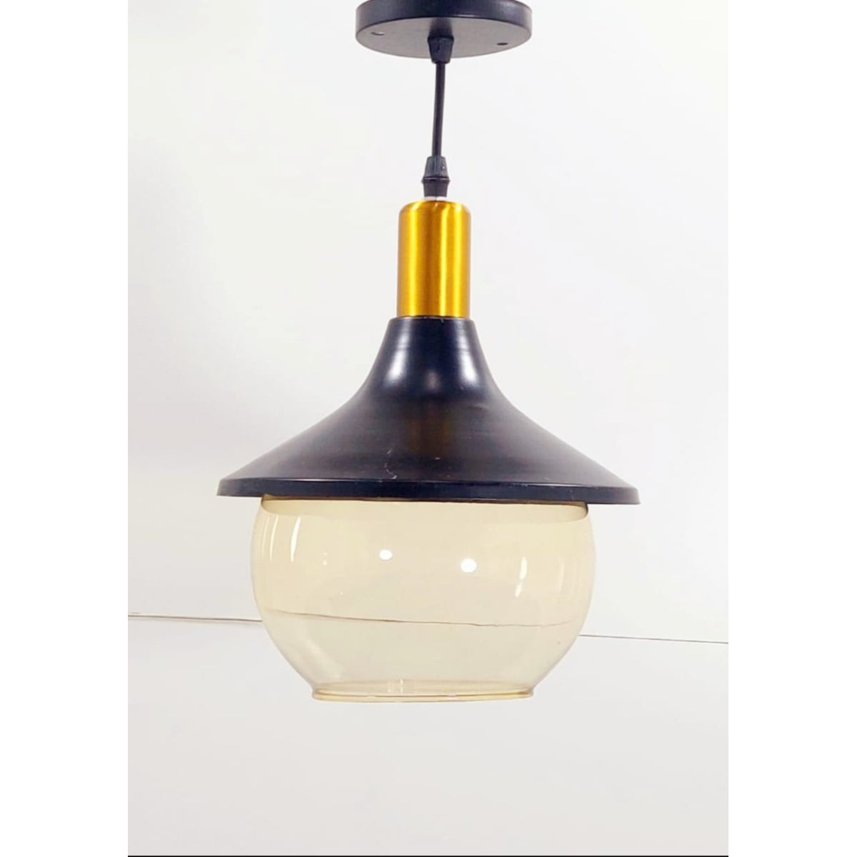 Ceiling Lamp, Black/Brown - KM-EG6-62