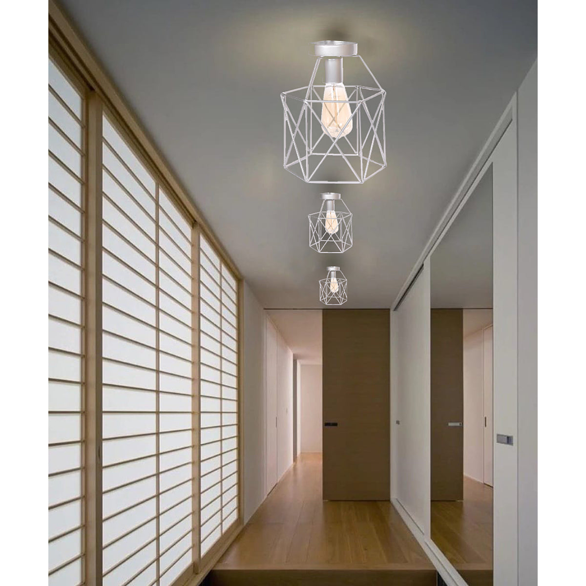 Ceiling Lamp, Silver - KM-EG6-77