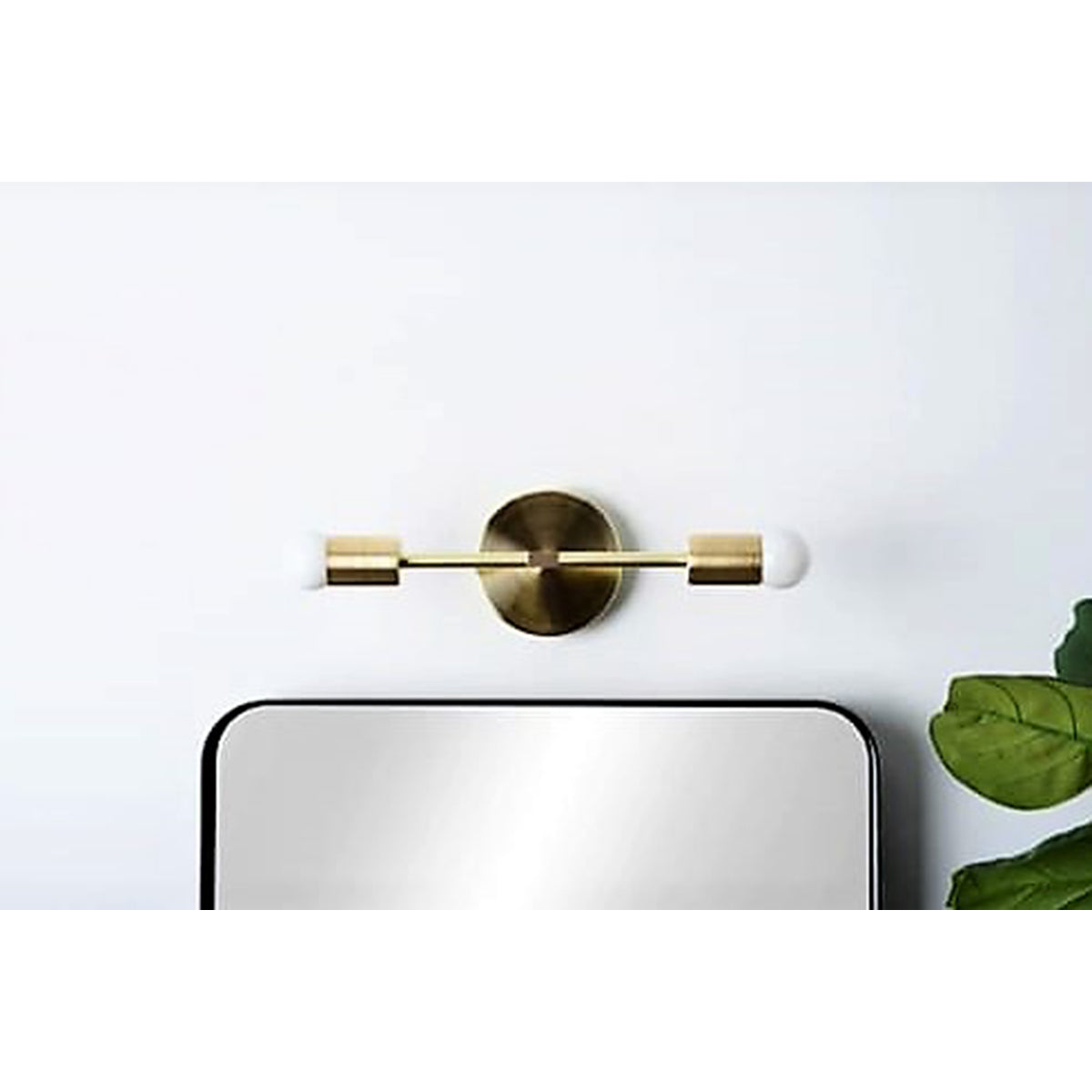 Wall Lamp, 2 Bulbs, Brown - KM-EG6-89