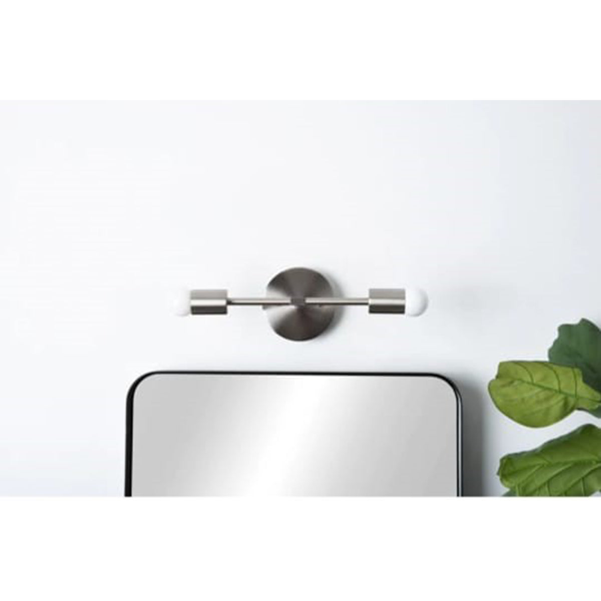 Wall Lamp, 2 Bulbs, Silver - KM-EG6-90