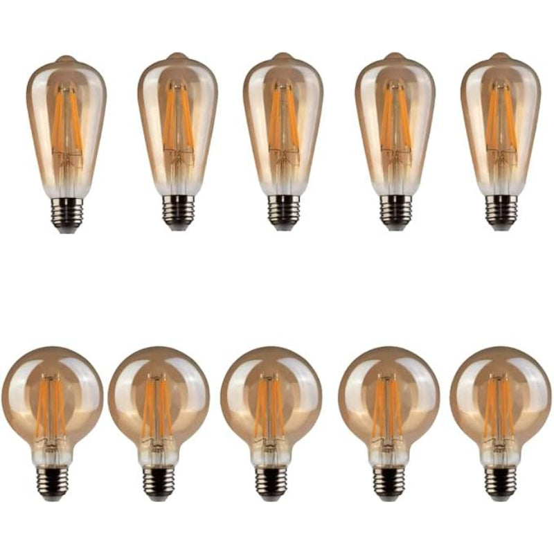 Edison Decor Lamp, 10 Pieces, Warm, KM-EG6-123