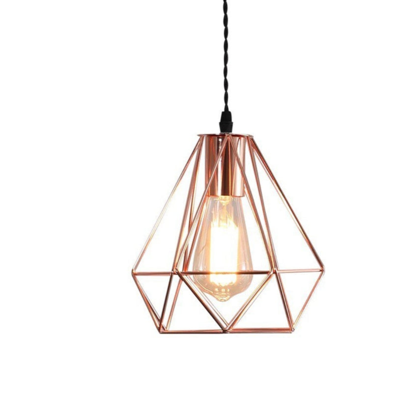 Diamond Pendant Light, Golden - 79