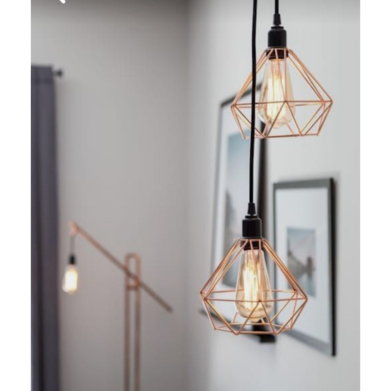 Diamond Pendant Light, Golden - 86