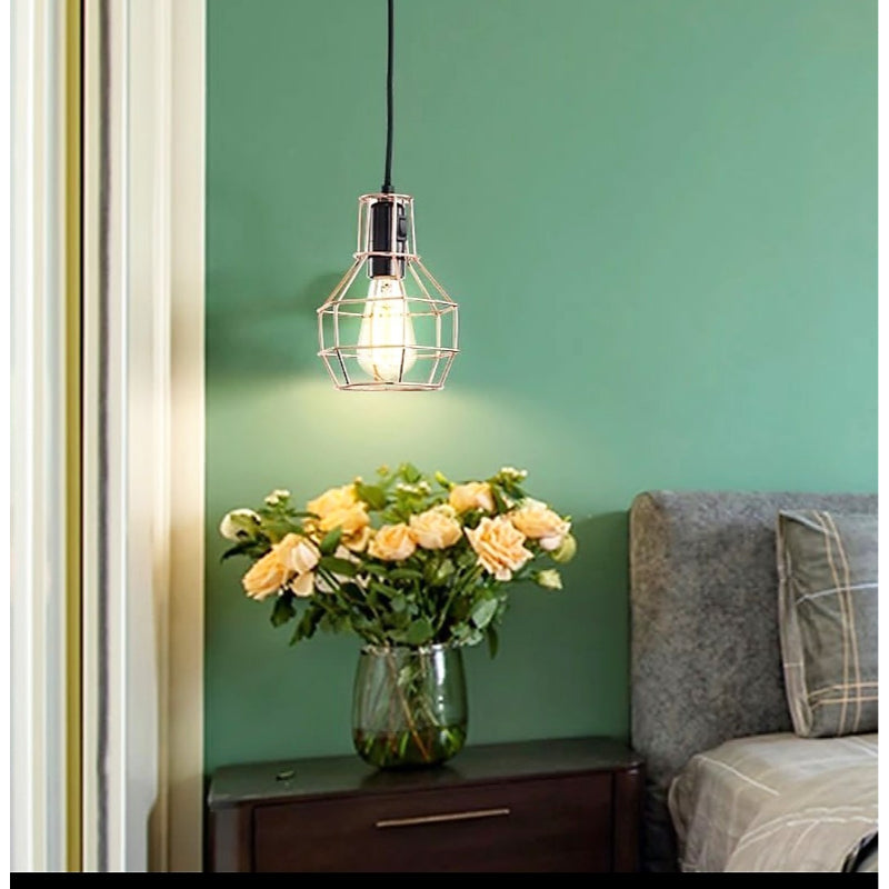 Bomb Pendant Light, Black / Gold - 87