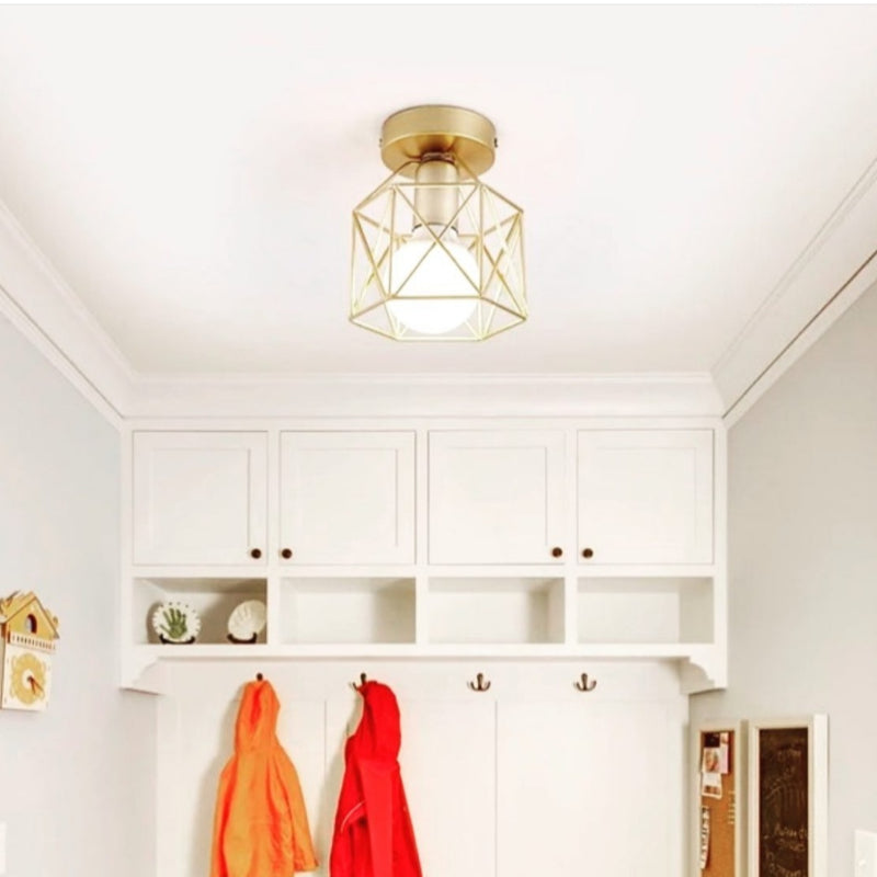 X shape Ceiling lamp, Golden - 98