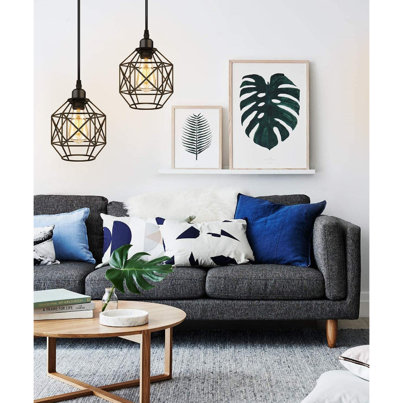 Hexa Pendant Light, Black - 100
