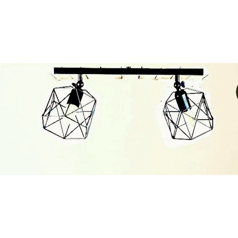 Elipse double ceiling lamp, Black - 108