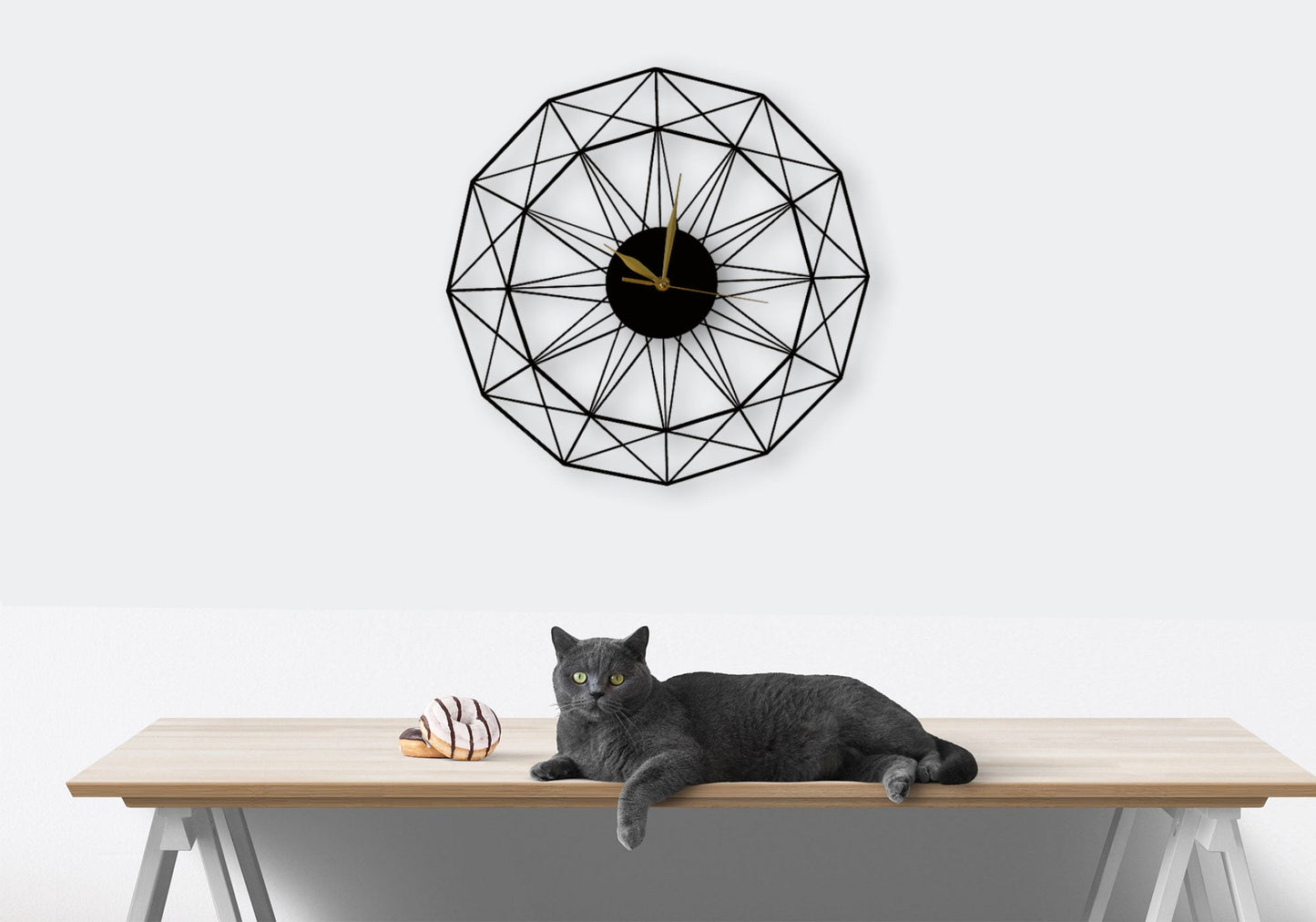 star 1 black Clock-TM 005BL