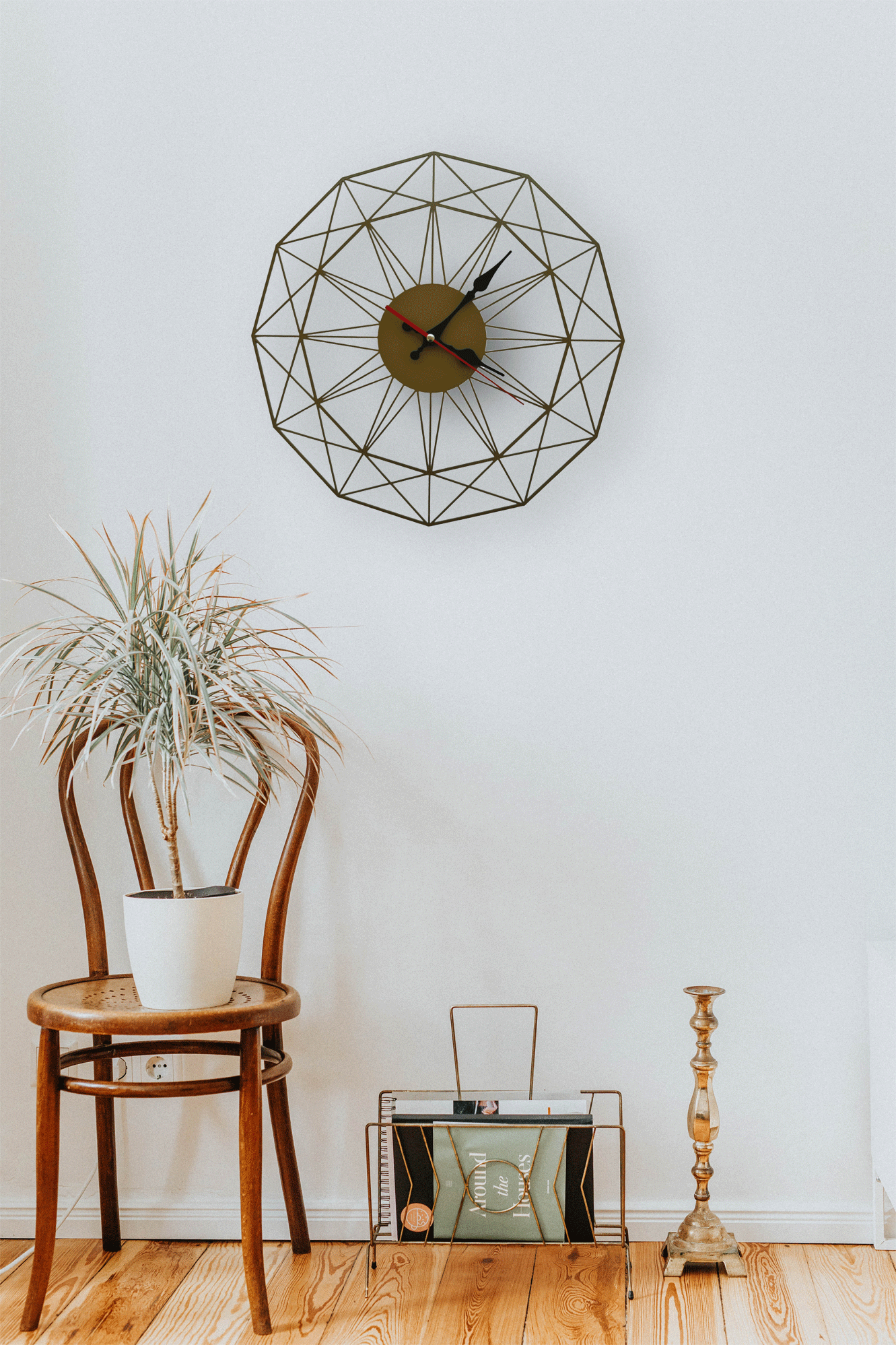 star 1 chamagne Clock-TM 005CH