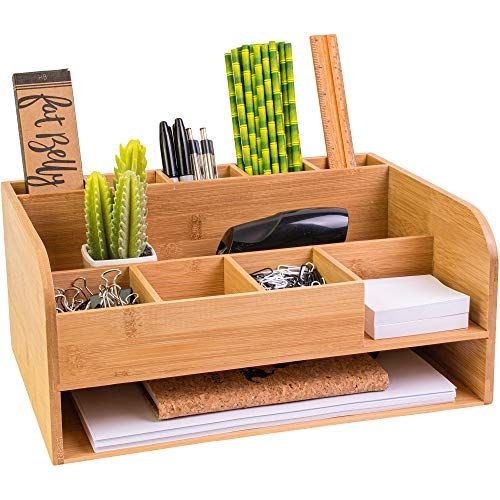 MDF wood desk organizer 40*25*15-am146
