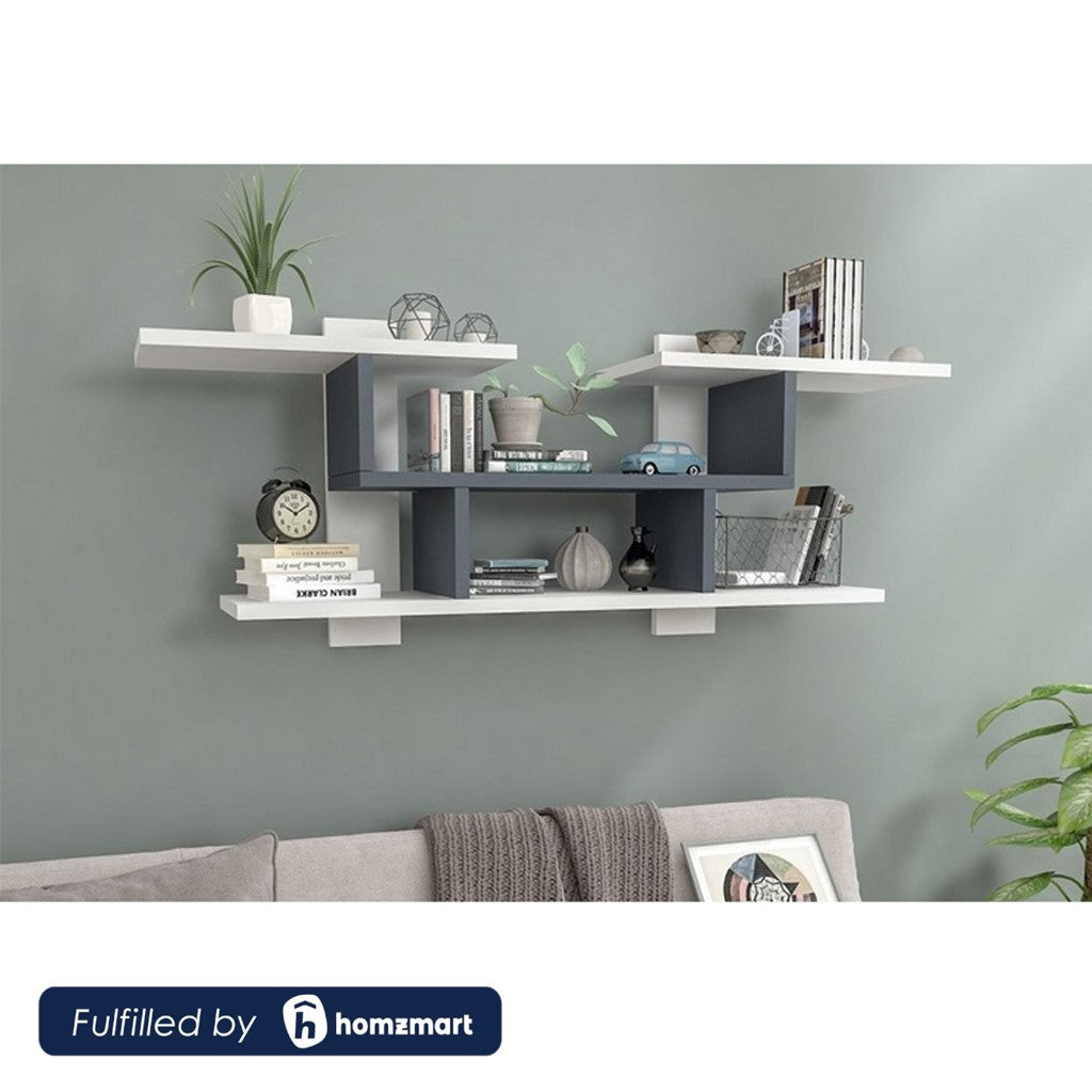 Shelving unit - gray 15*110* mdf 35-ANK105