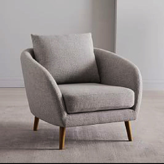 Grey curved Chair-ar1075