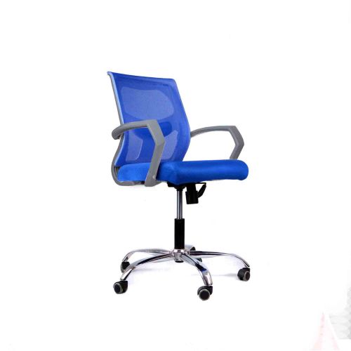 كرسي مكتب- أزرق ورمادي